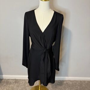Express Black Long Sleeve Dress‎